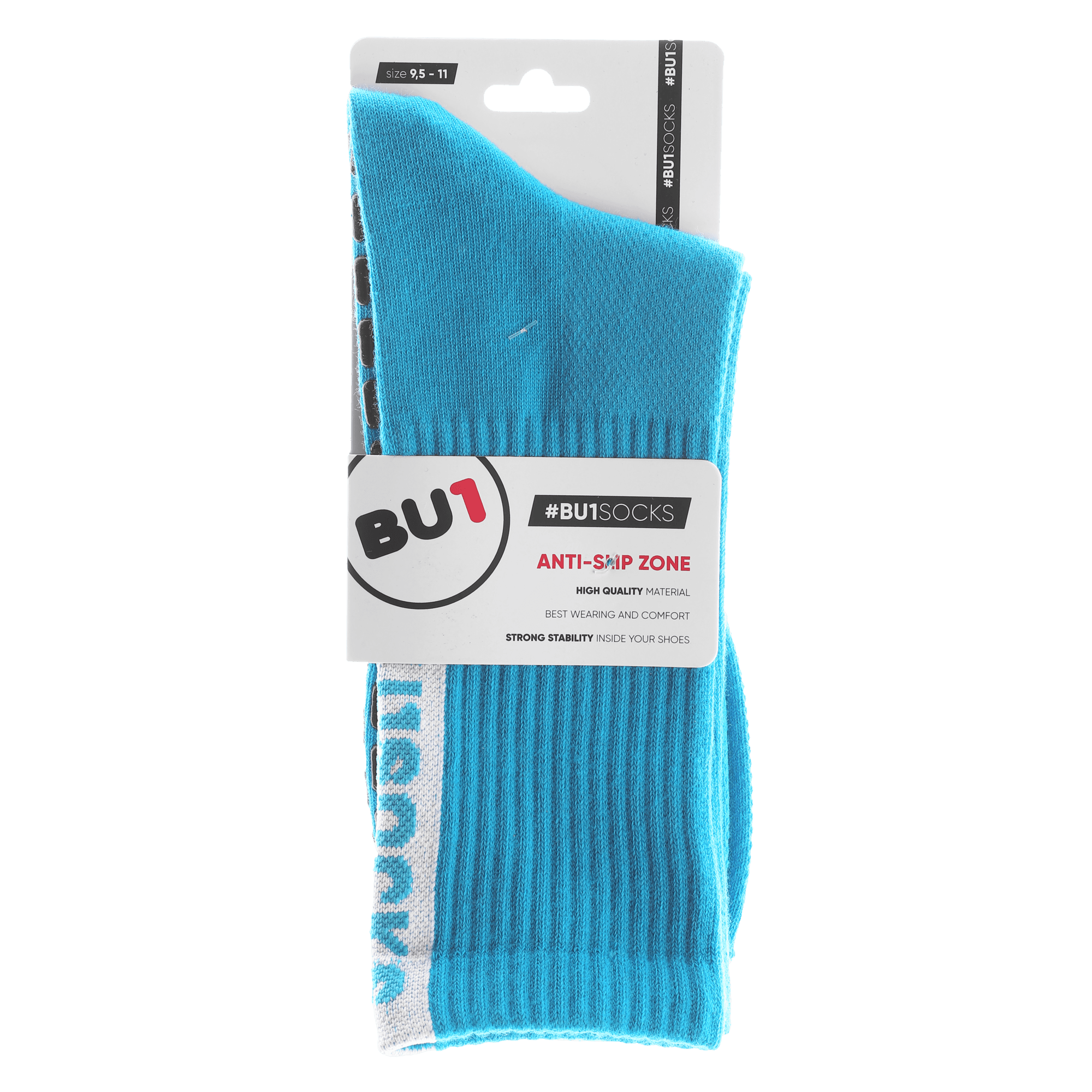 Skarpetki antypoślizgowe BU1 niebieskie - silikonowe