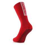 BU1 csúszásmentes zokni piros - szilikon