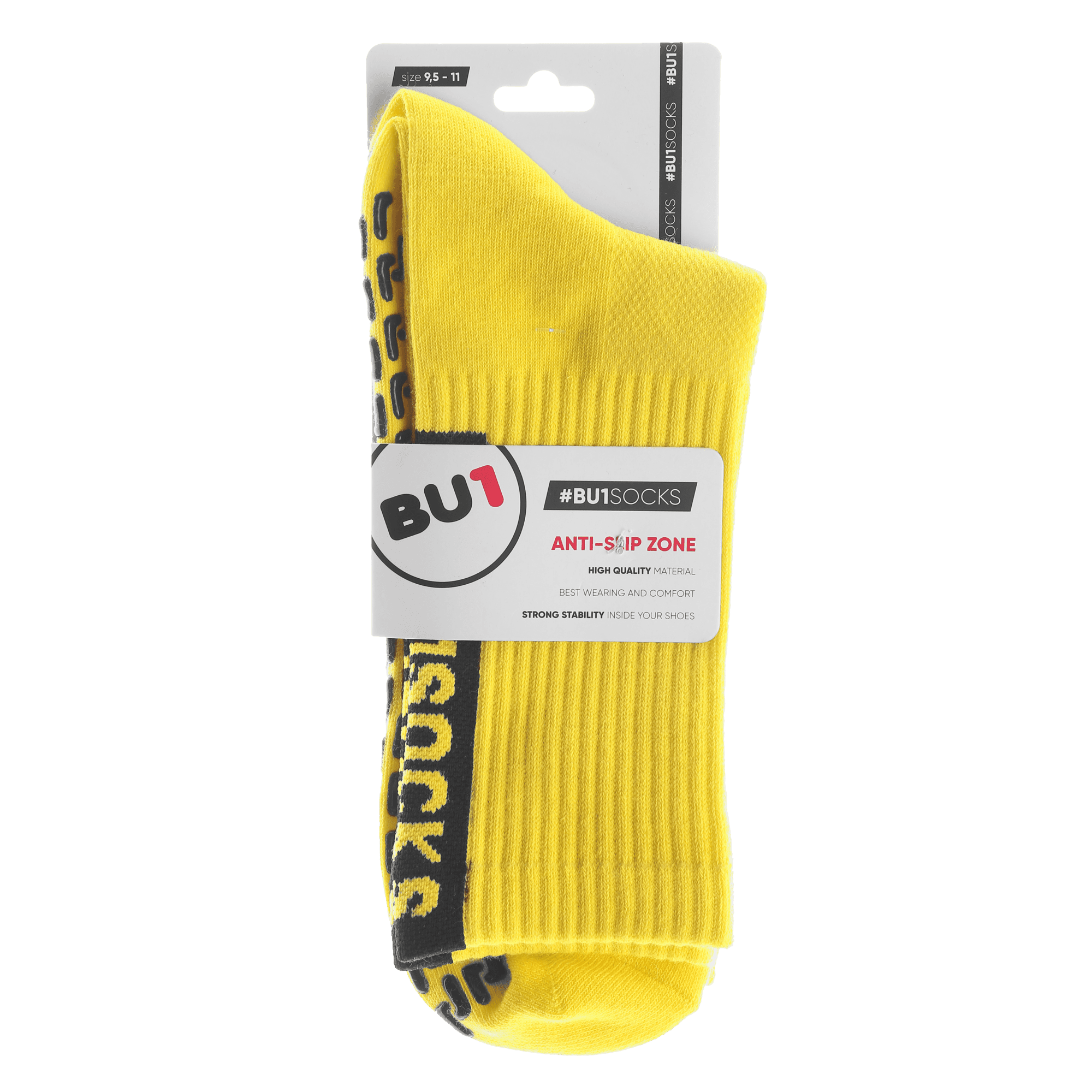 Skarpetki antypoślizgowe BU1 żółto - silikonowe