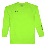 Camiseta de compresión BU1 verde neón