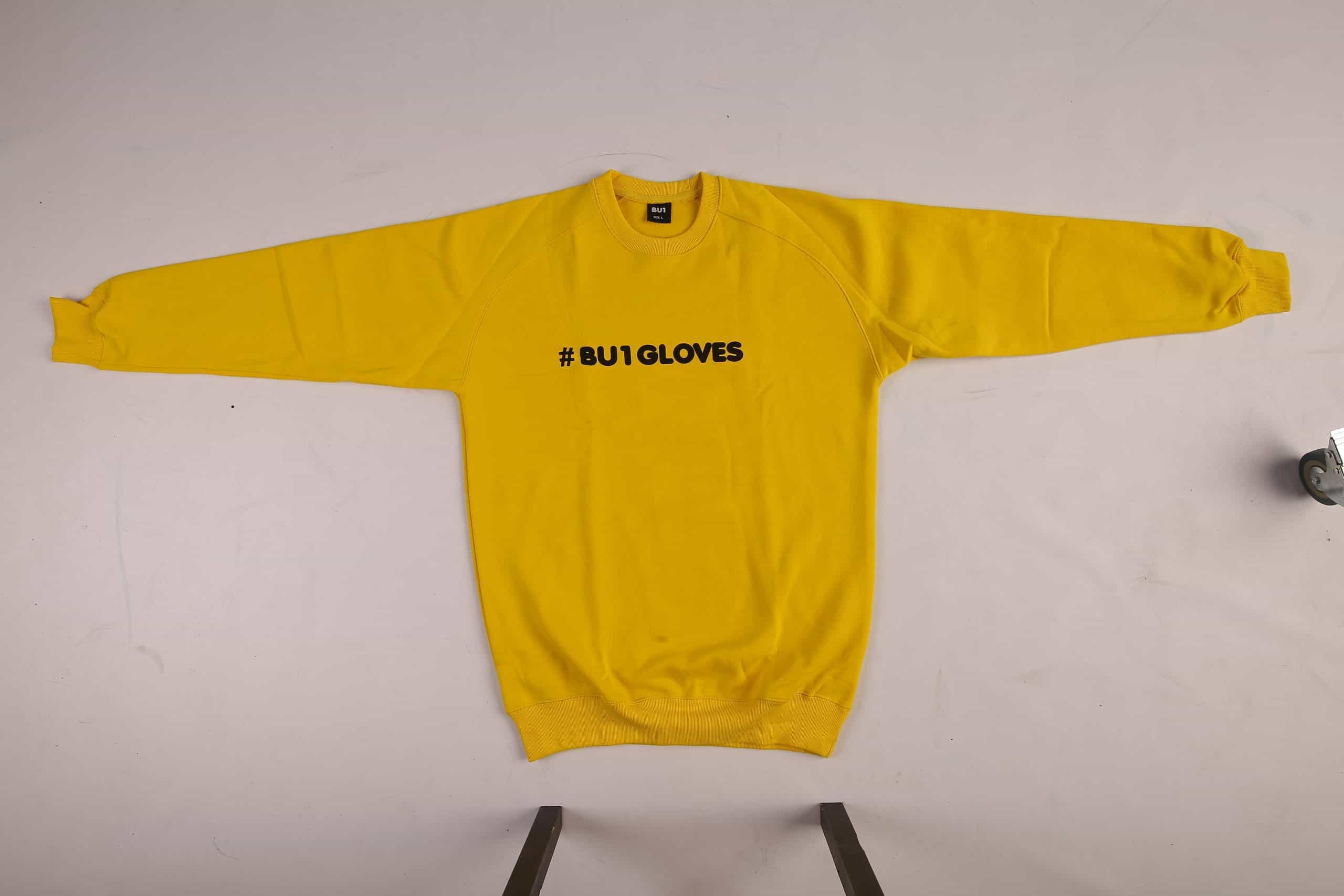 BU1 pulóver sárga #BU1GOVES
