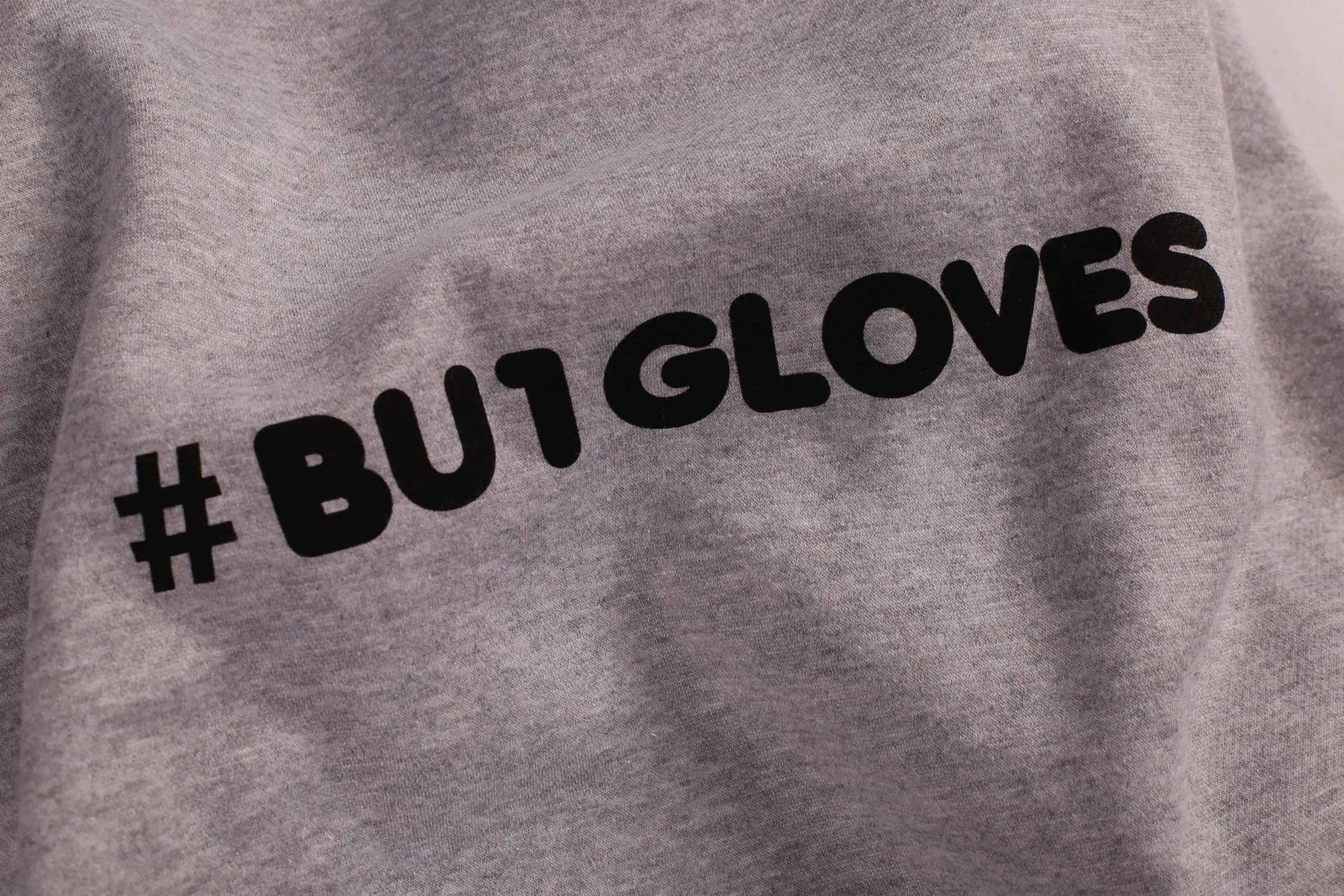 BU1 Sweatshirt grau #BU1GLOVES