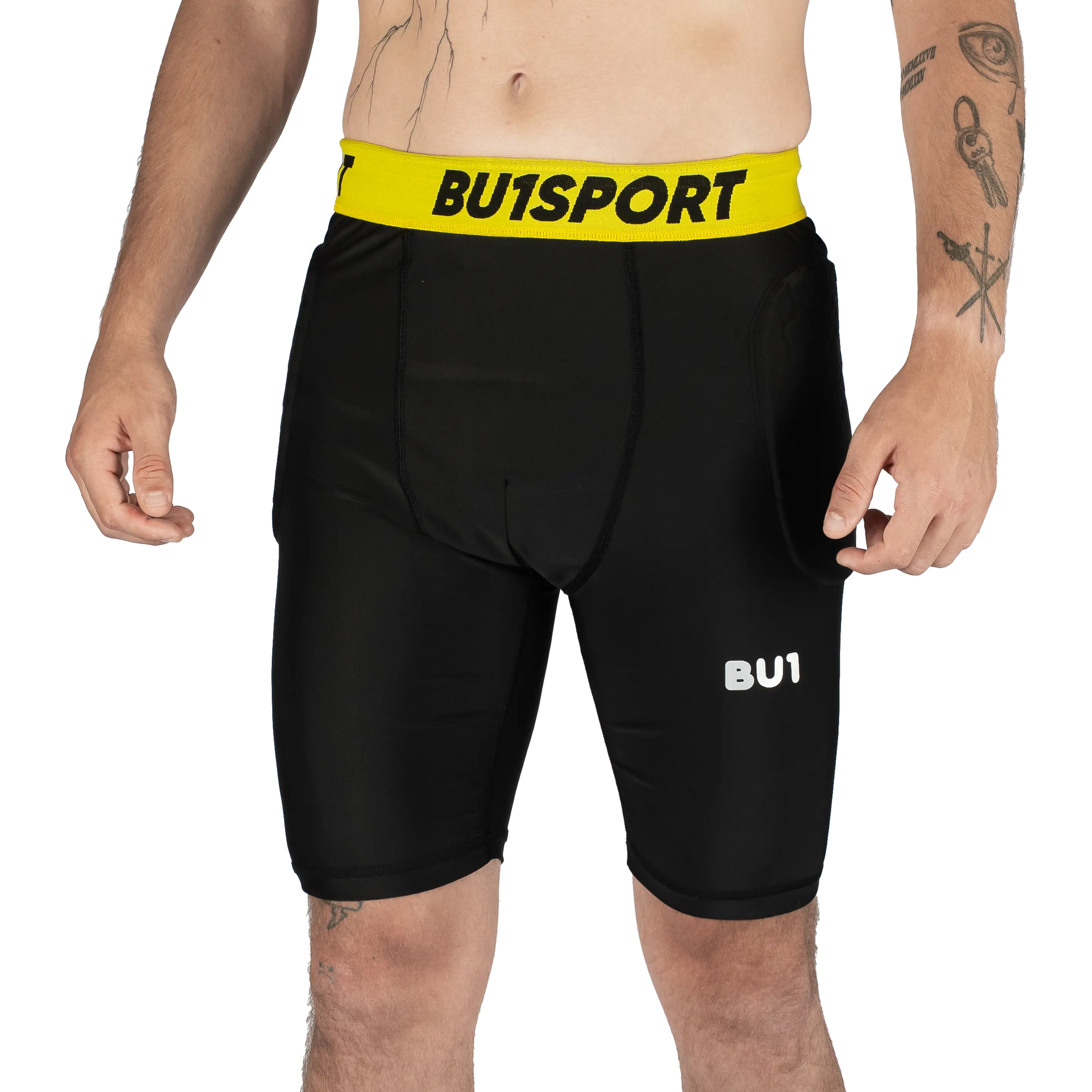 BU1 Leggings reforzadas cortas 2.0 negras