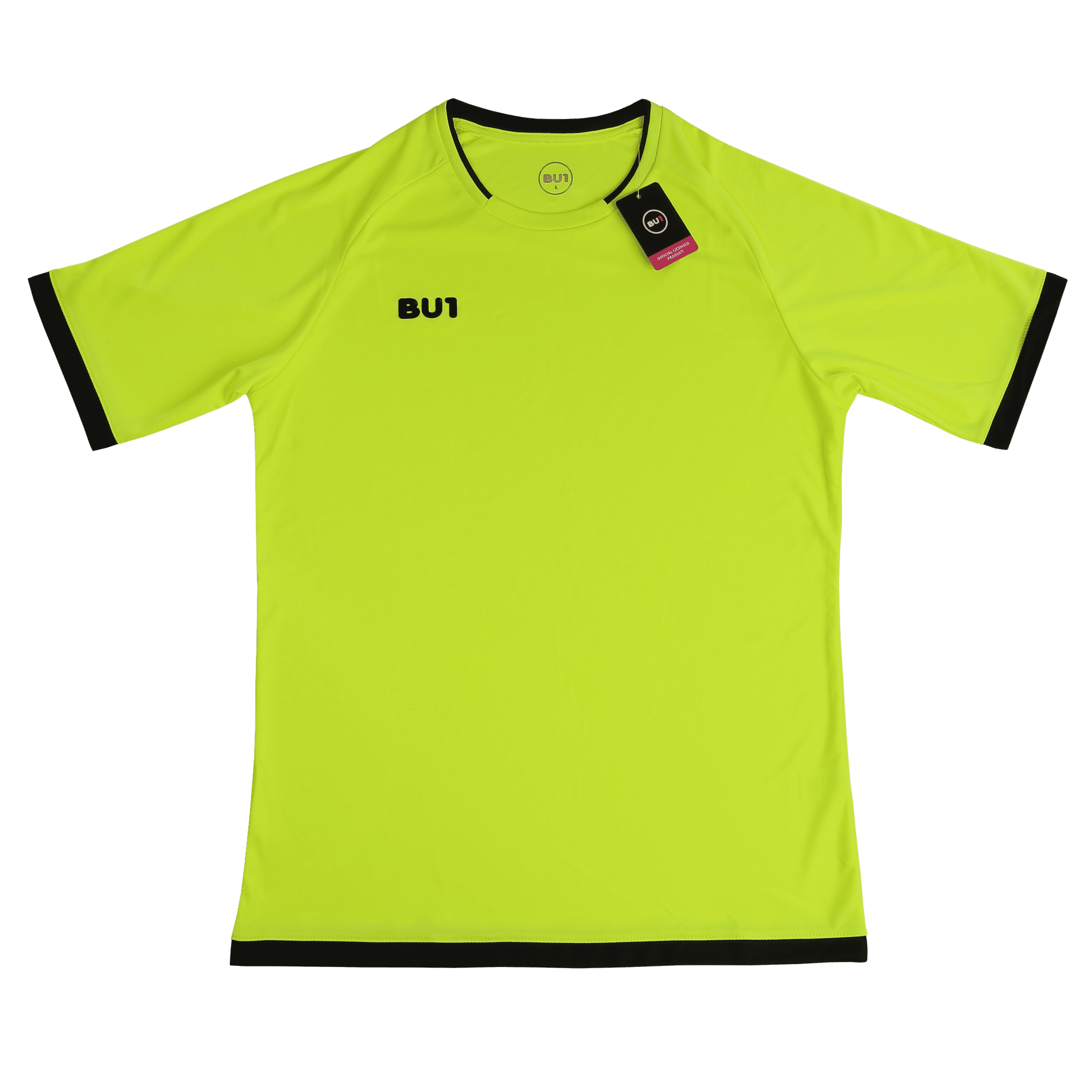BU1 jersey 20 neon yellow