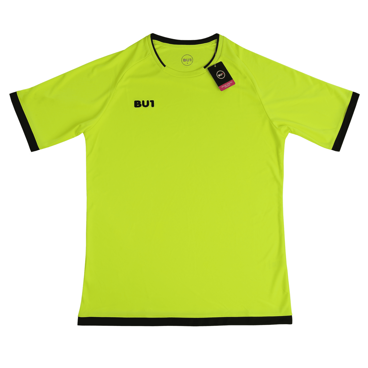 BU1 jersey 20 neon yellow