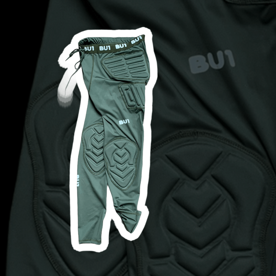 BU1 reinforced leggings long khaki
