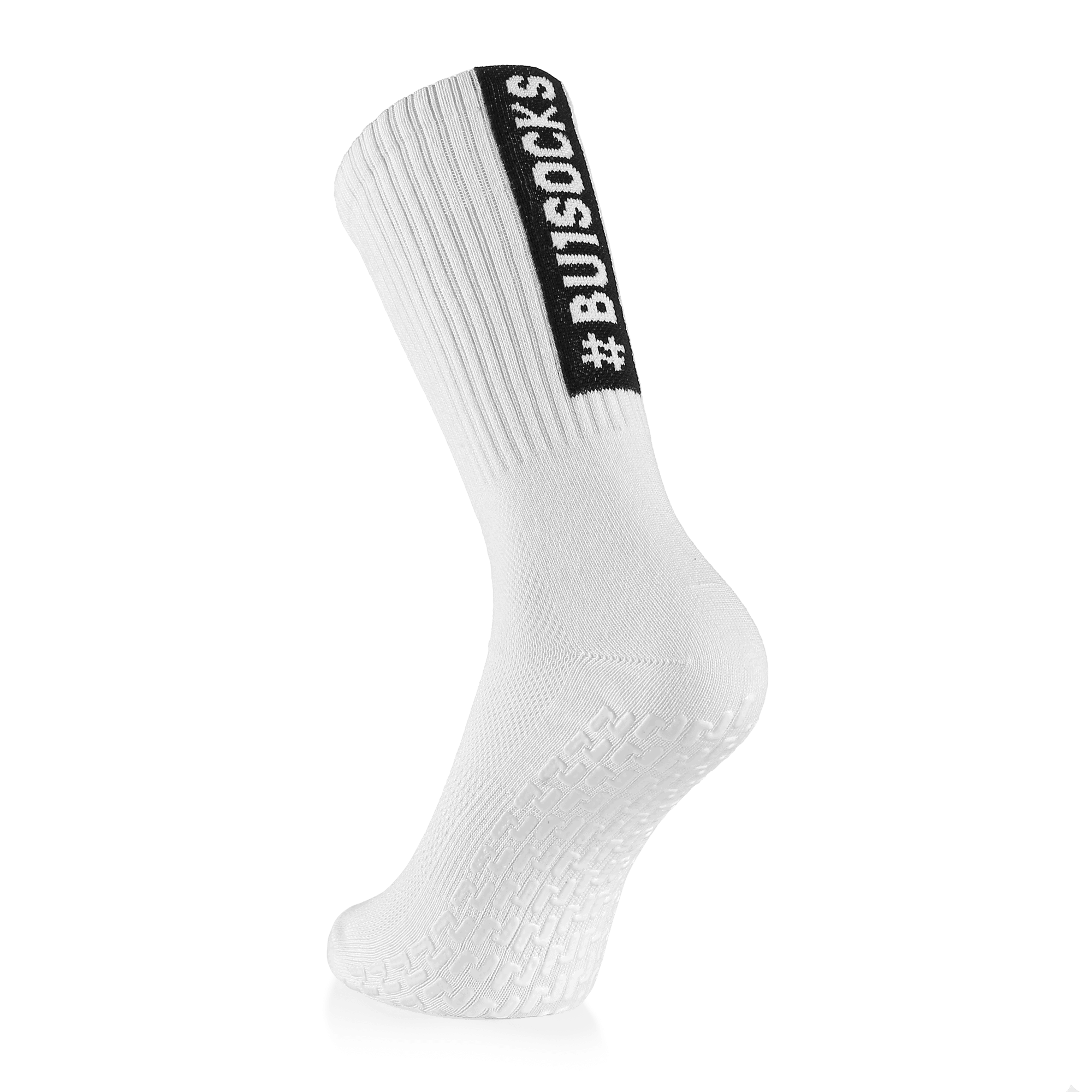 BU1 non-slip socks white - silicone
